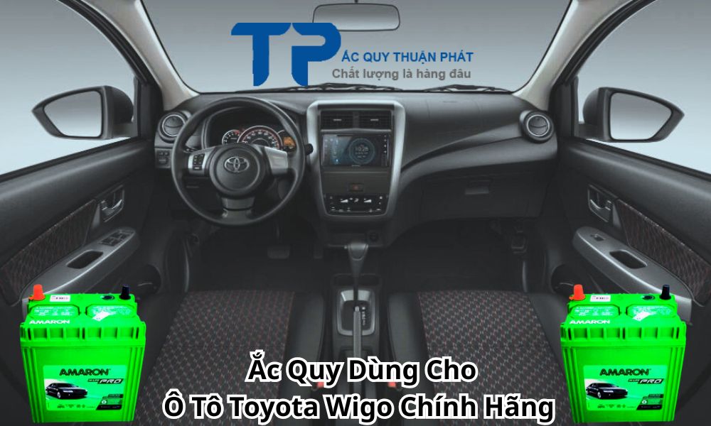 Ắc Quy Dùng Cho Ô Tô Toyota Wigo Chính Hãng