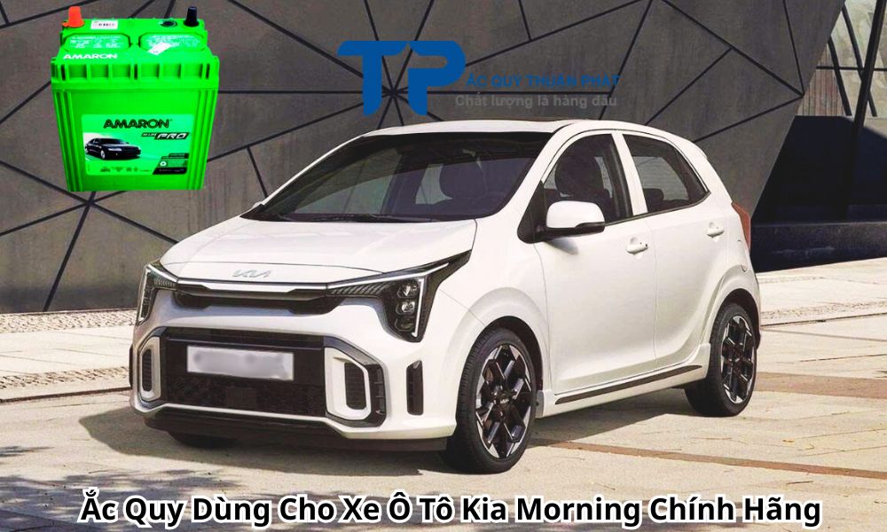 Ắc Quy Dùng Cho Xe Ô Tô Kia Morning Chính Hãng