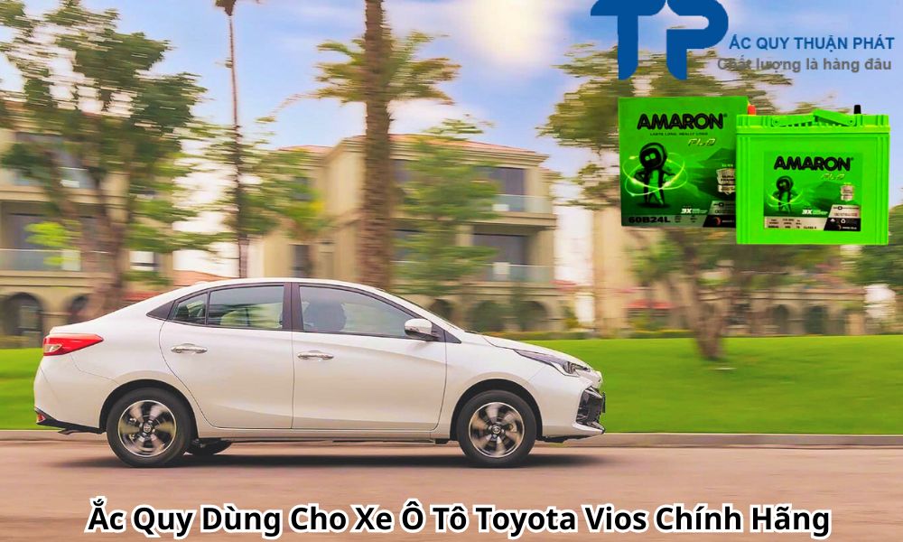 Ắc Quy Dùng Cho Xe Ô Tô Toyota Vios Chính Hãng