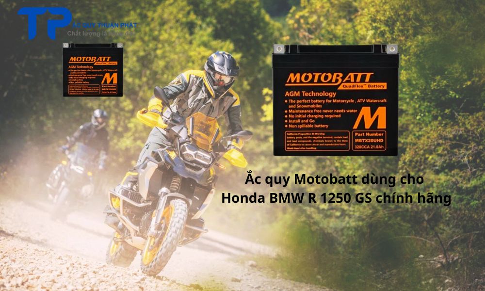 Ắc quy Motobatt dùng cho Honda BMW R 1250 GS chính hãng