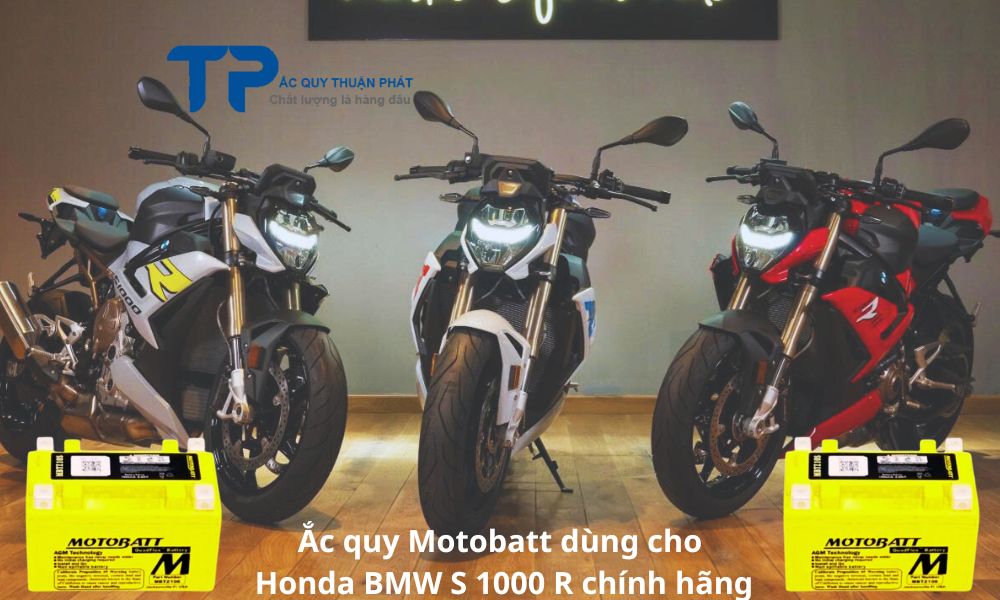 Ắc quy Motobatt dùng cho Honda BMW S 1000 R chính hãng