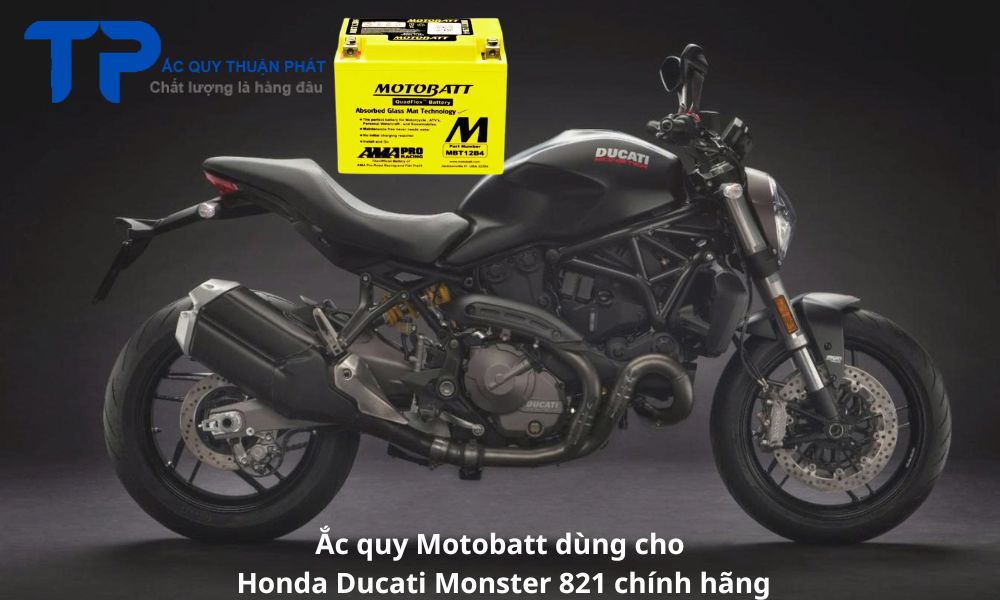 Ắc quy Motobatt dùng cho Honda Ducati Monster 821 chính hãng