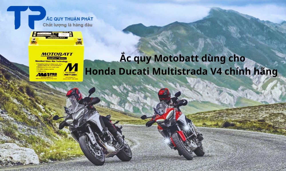 Ắc quy Motobatt dùng cho Honda Ducati Multistrada V4 chính hãng