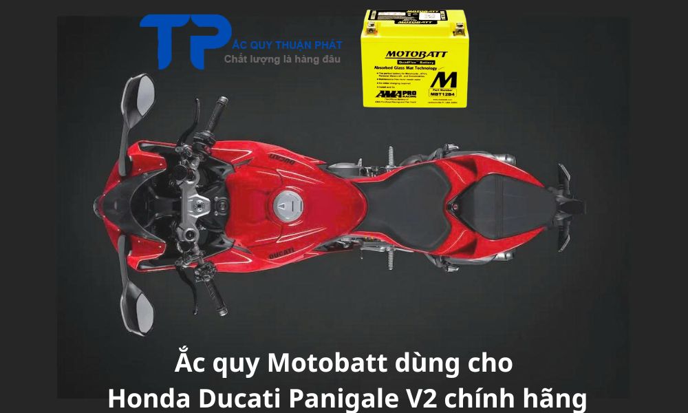 Ắc quy Motobatt dùng cho Honda Ducati Panigale V2 chính hãng
