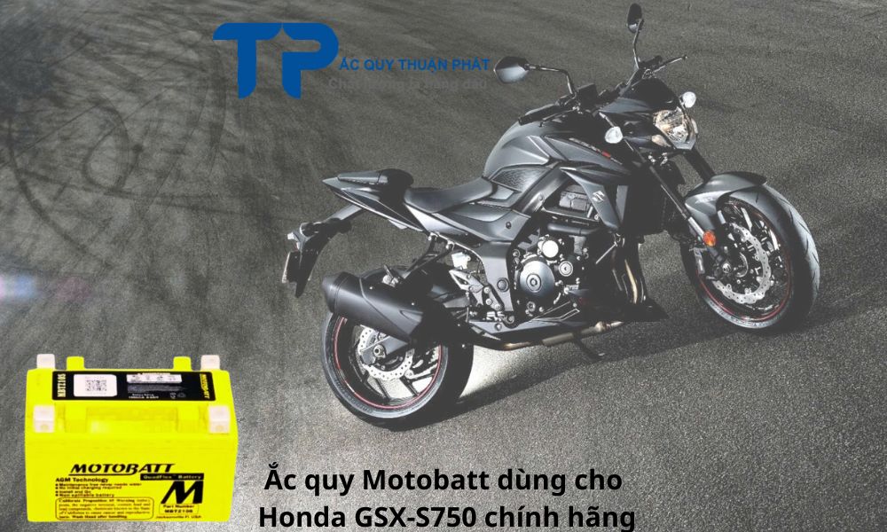 Ắc quy Motobatt dùng cho Honda GSX-S750 chính hãng