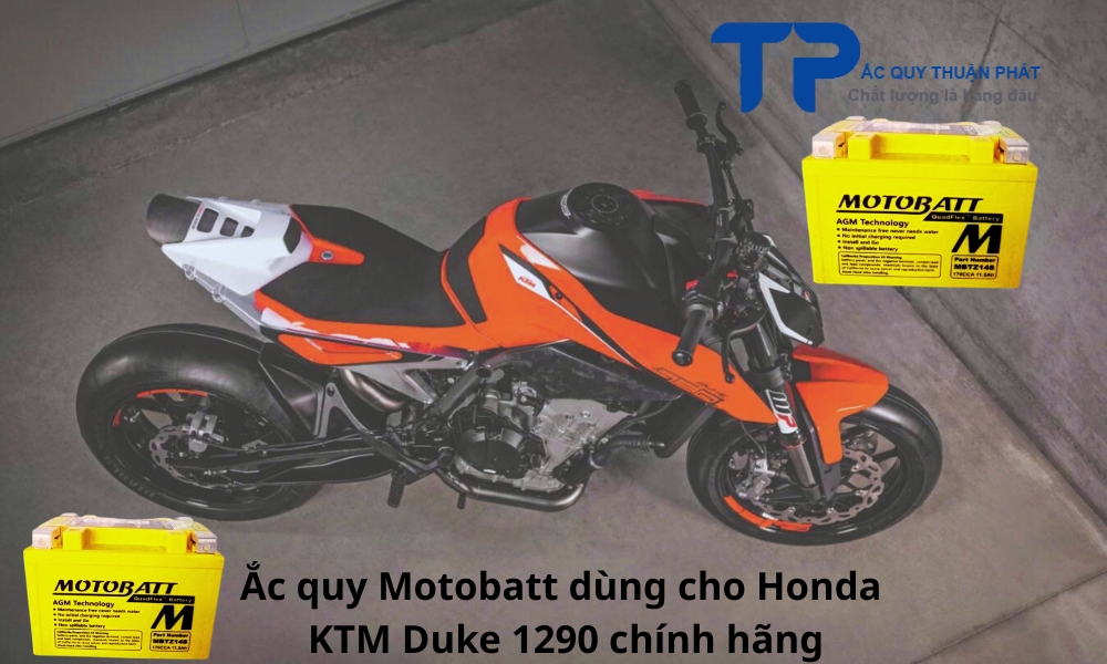 Ắc quy Motobatt dùng cho Honda KTM Duke 1290 chính hãng