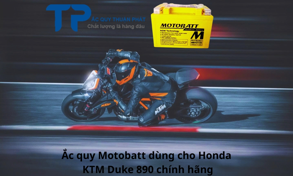 Ắc quy Motobatt dùng cho Honda KTM Duke 890 chính hãng