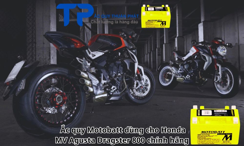Ắc quy Motobatt dùng cho Honda MV Agusta Dragster 800 chính hãng
