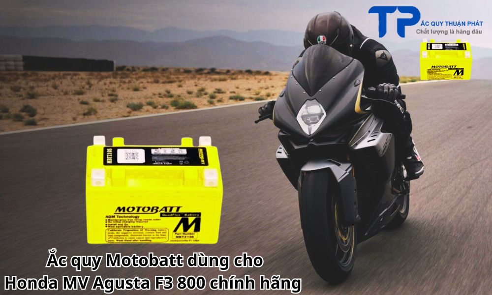 Ắc quy Motobatt dùng cho Honda MV Agusta F3 800 chính hãng