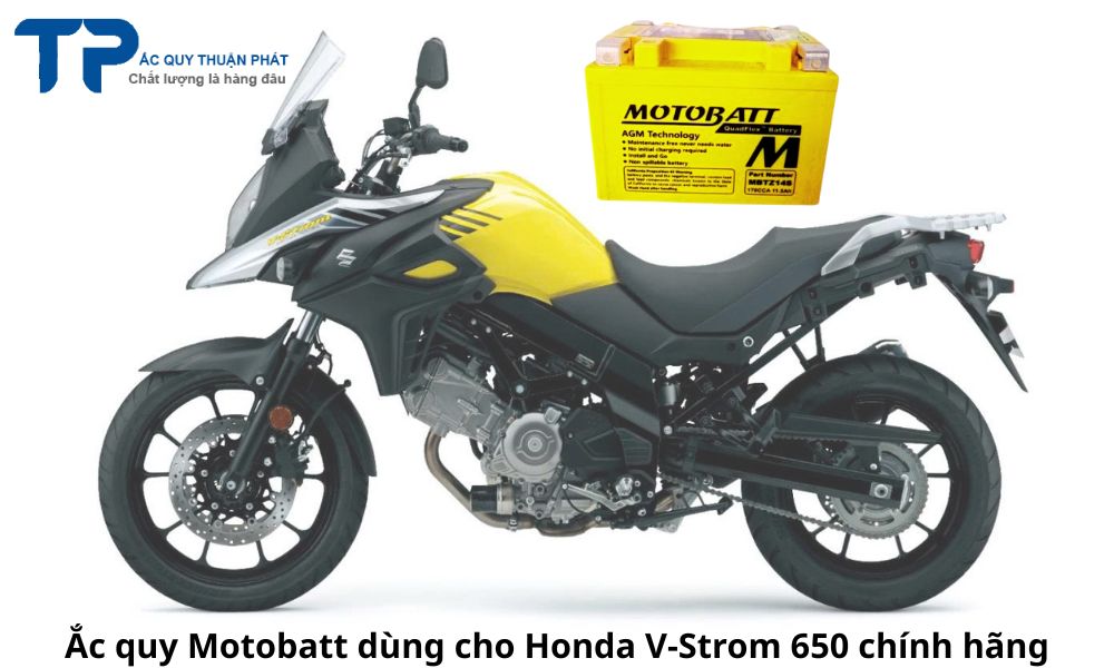 Ắc quy Motobatt dùng cho Honda V-Strom 650 chính hãng