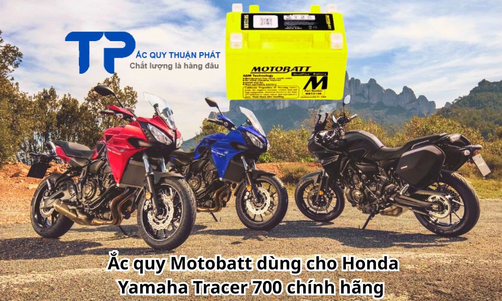 Ắc quy Motobatt dùng cho Honda Yamaha Tracer 700 chính hãng