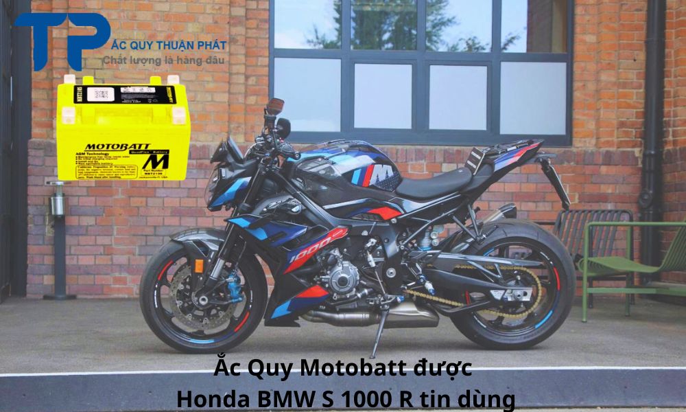 Ắc Quy Motobatt được Honda BMW S 1000 R tin dùng