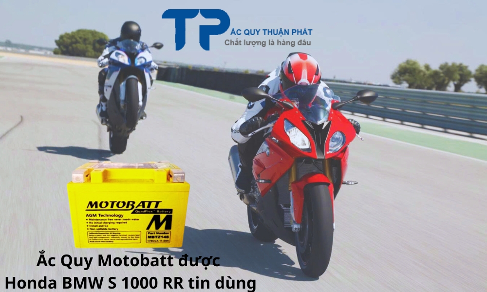 Ắc Quy Motobatt được Honda BMW S 1000 RR tin dùng