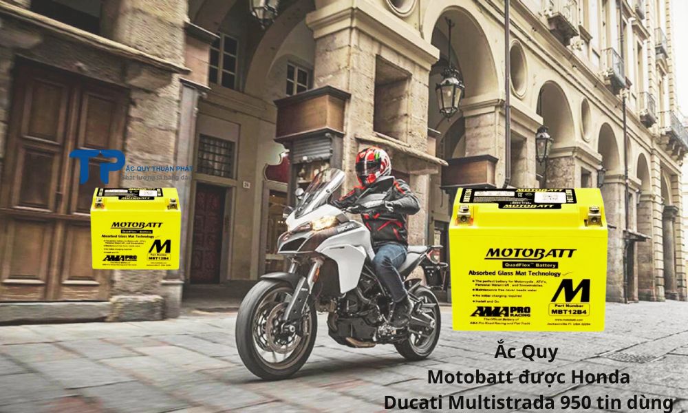 Ắc Quy Motobatt được Honda Ducati Multistrada 950 tin dùng