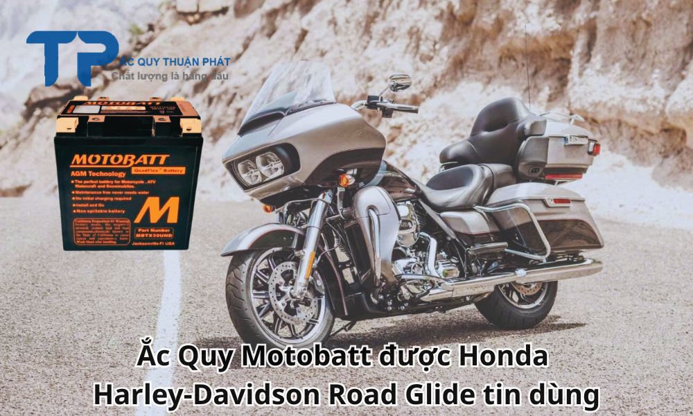 Ắc Quy Motobatt được Honda Harley-Davidson Road Glide tin dùng