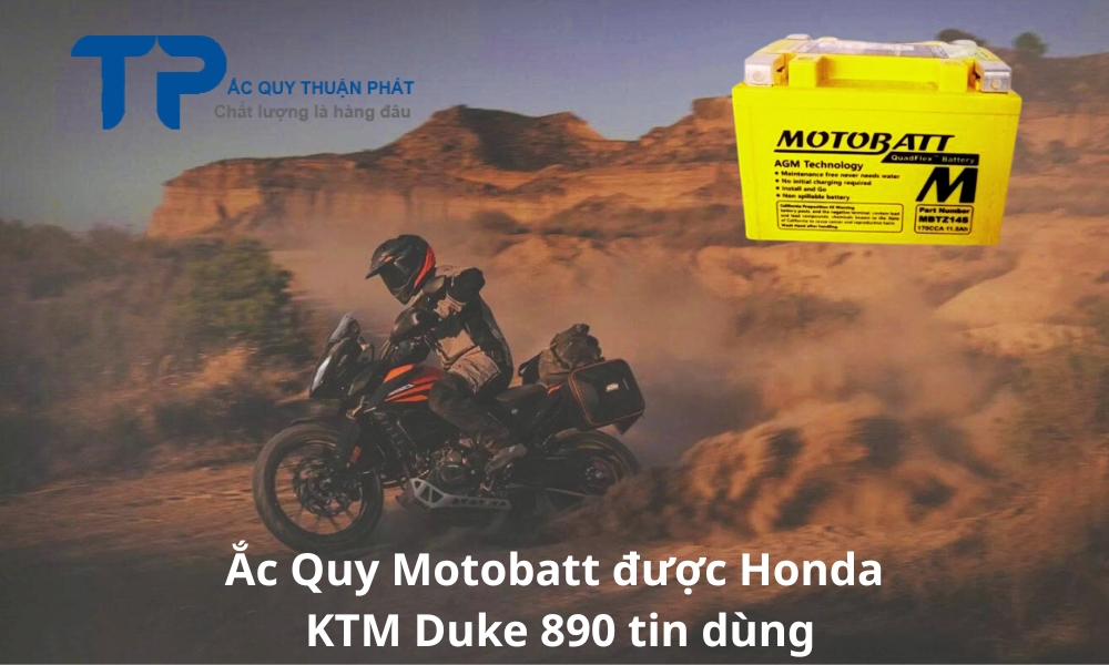 Ắc Quy Motobatt được Honda KTM Duke 890 tin dùng