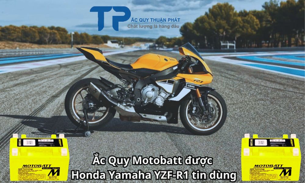 Ắc Quy Motobatt được Honda Yamaha YZF-R1 tin dùngẮc Quy Motobatt được
Honda Yamaha YZF-R1 tin dùng