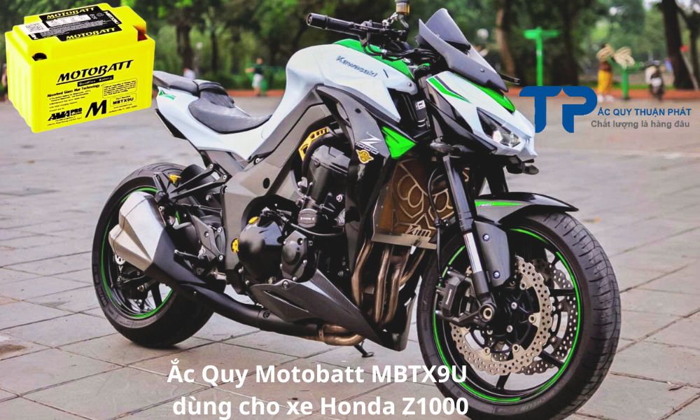 Ắc Quy Motobatt MBTX9U dùng cho xe Honda Z1000