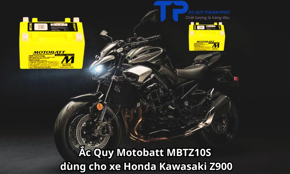 Ắc Quy Motobatt MBTZ10S dùng cho xe Honda Kawasaki Z900
