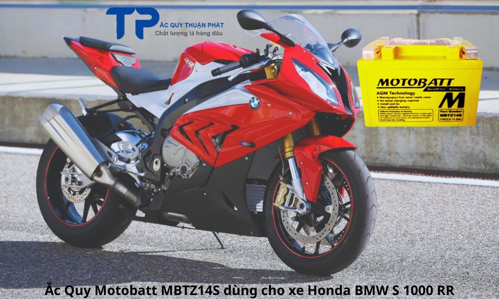 Ắc Quy Motobatt MBTZ14S dùng cho xe Honda BMW S 1000 RR
