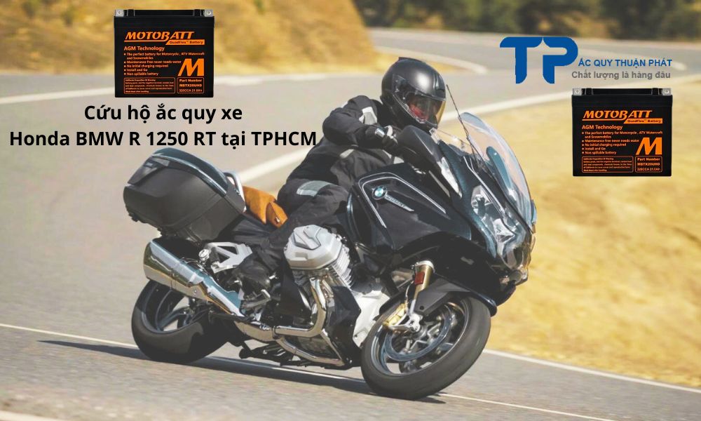 Cứu hộ ắc quy xe Honda BMW R 1250 RT tại TPHCM