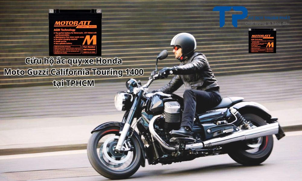 Cứu hộ ắc quy xe Honda Moto Guzzi California Touring 1400
tại TPHCM