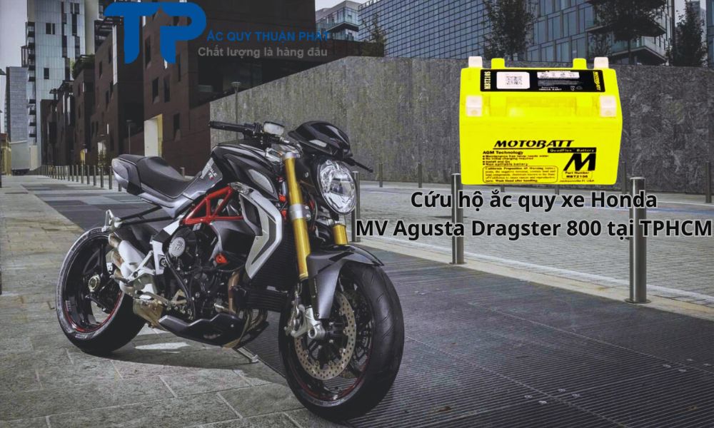 Cứu hộ ắc quy xe Honda MV Agusta Dragster 800 tại TPHCM