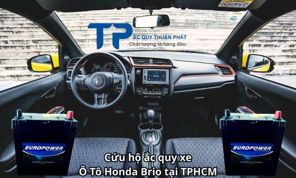 Cứu hộ ắc quy xe Ô Tô Honda Brio tại TPHCM