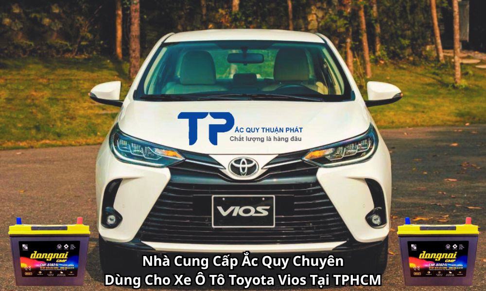 Nhà Cung Cấp Ắc Quy Chuyên Dùng Cho Xe Ô Tô Toyota Vios Tại TPHCM