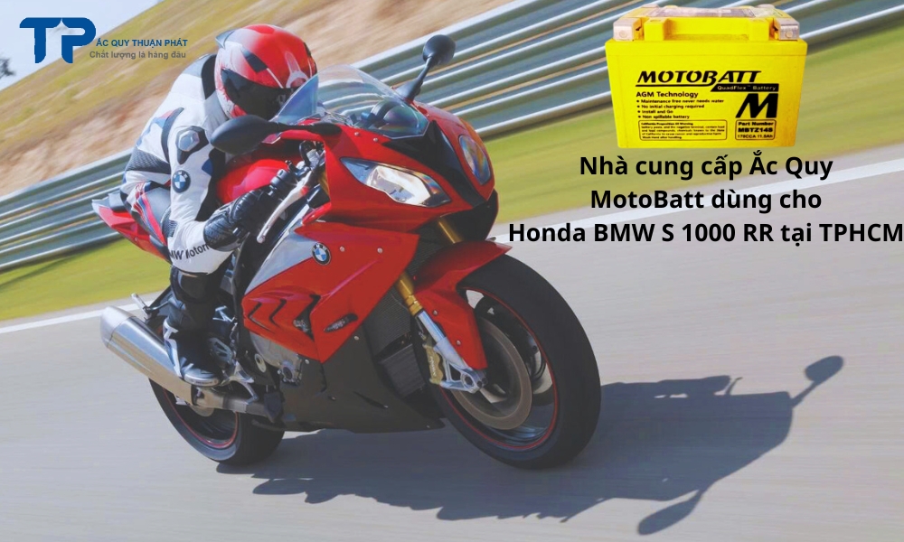 Nhà cung cấp Ắc QuyMotoBatt dùng cho
 Honda BMW S 1000 RR tại TPHCM