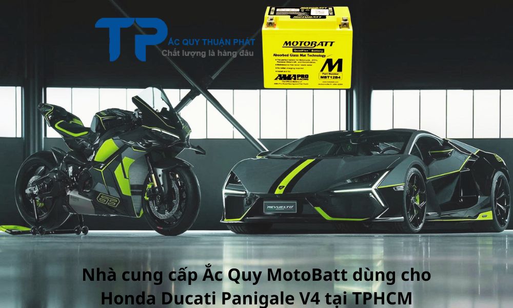 Nhà cung cấp Ắc Quy MotoBatt dùng cho Honda Ducati Panigale V4 tại TPHCM