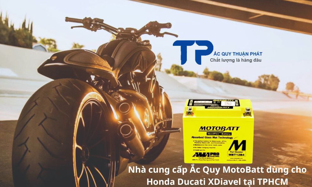 Nhà cung cấp ác quy motobatt dùng cho honda Ducati XDiavel tai tphcm