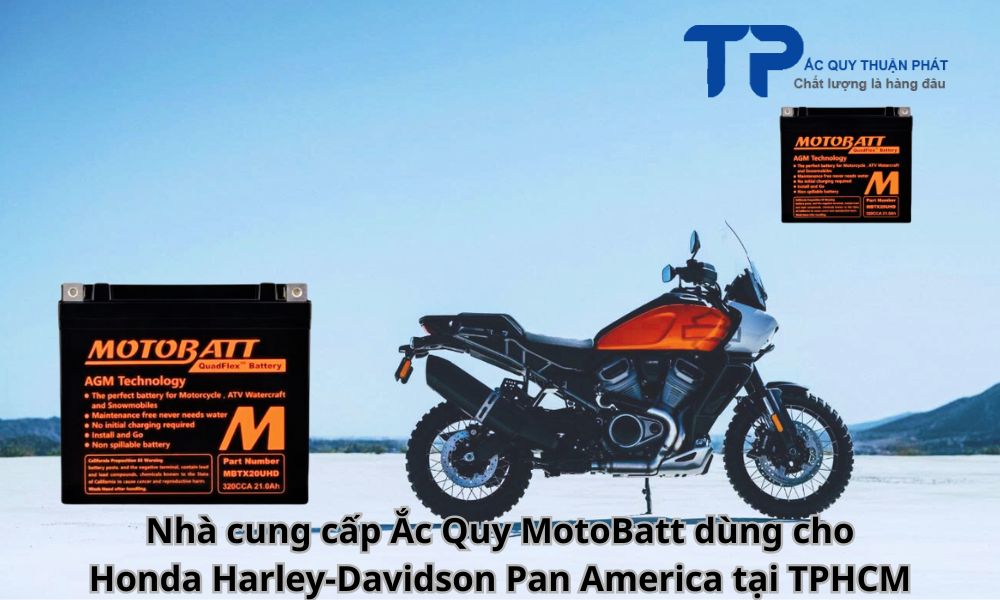 Nhà cung cấp Ắc Quy MotoBatt dùng cho Honda Harley-Davidson Pan America tại TPHCM