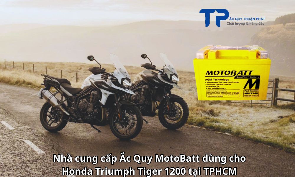 Nhà cung cấp Ắc Quy MotoBatt dùng cho Honda Triumph Tiger 1200 tại TPHCM