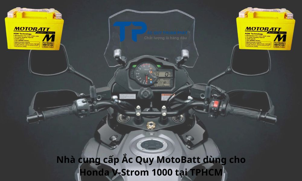 Nhà cung cấp Ắc Quy MotoBatt dùng cho Honda V-Strom 1000 tại TPHCM