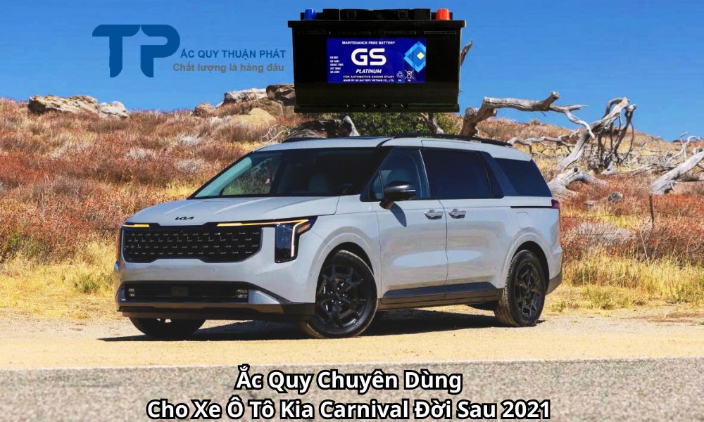 Ắc Quy Chuyên Dùng Cho Xe Ô Tô Kia Carnival Đời Sau 2021