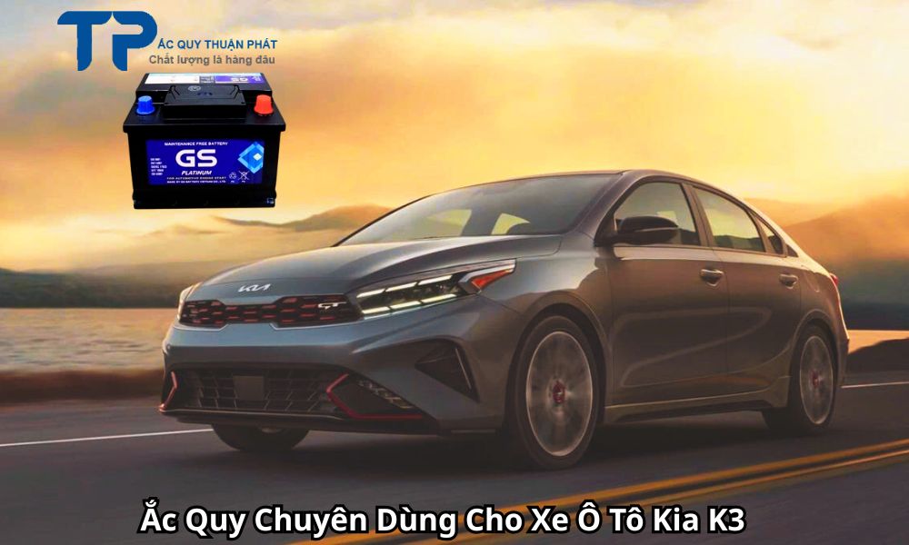 Ắc Quy Chuyên Dùng Cho Xe Ô Tô Kia K3