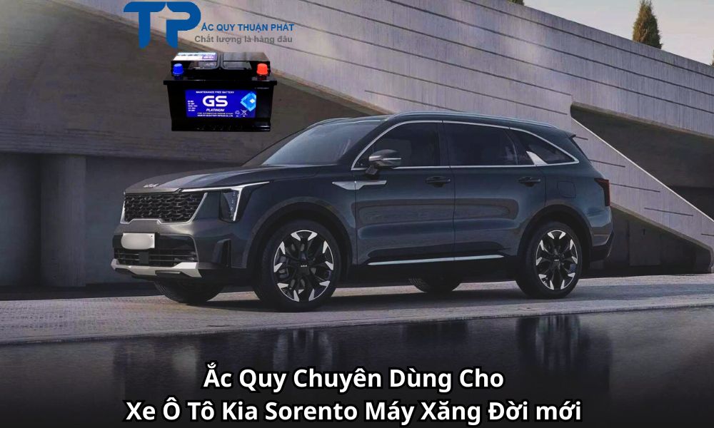 Ắc Quy Chuyên Dùng Cho Xe Ô Tô Kia Sorento Máy Xăng Đời mới