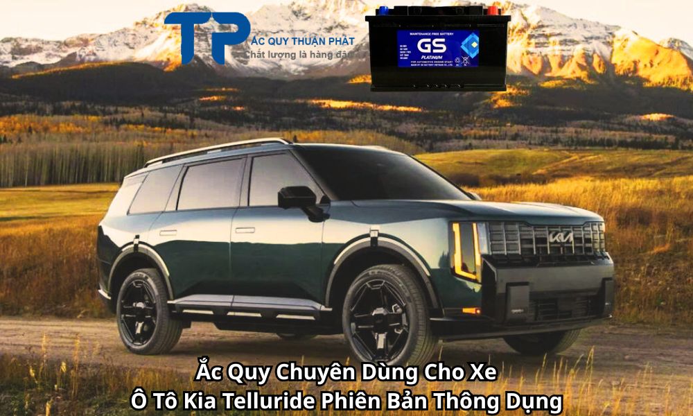 Ắc Quy Chuyên Dùng Cho Xe Ô Tô Kia Telluride Phiên Bản Thông Dụng