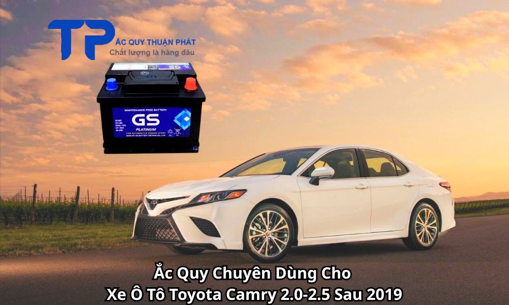 Ắc Quy Chuyên Dùng Cho Xe Ô Tô Toyota Camry 2.0-2.5 Sau 2019