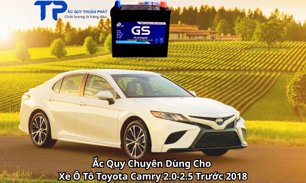 Ắc Quy Chuyên Dùng Cho Xe Ô Tô Toyota Camry 2.0-2.5 Trước 2018