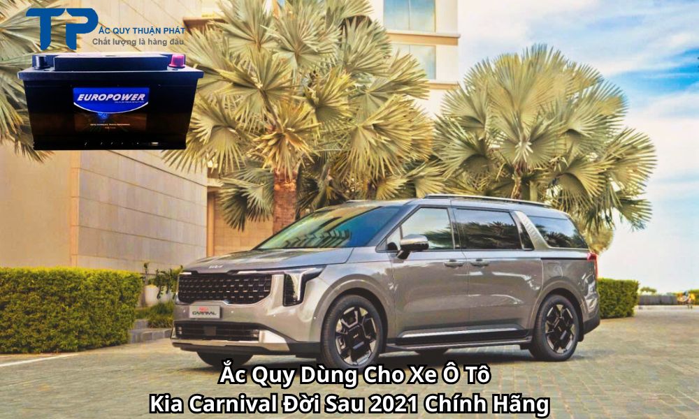 Ắc Quy Dùng Cho Xe Ô TôKia Carnival Đời Sau 2021 Chính Hãng