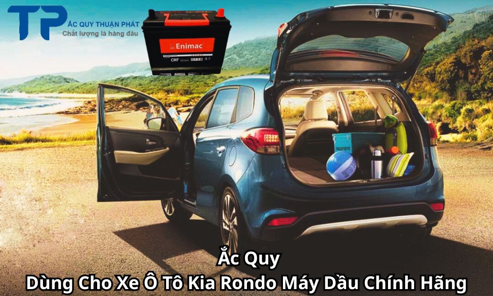 Ắc Quy Dùng Cho Xe Ô Tô Kia Rondo Máy Dầu Chính Hãng