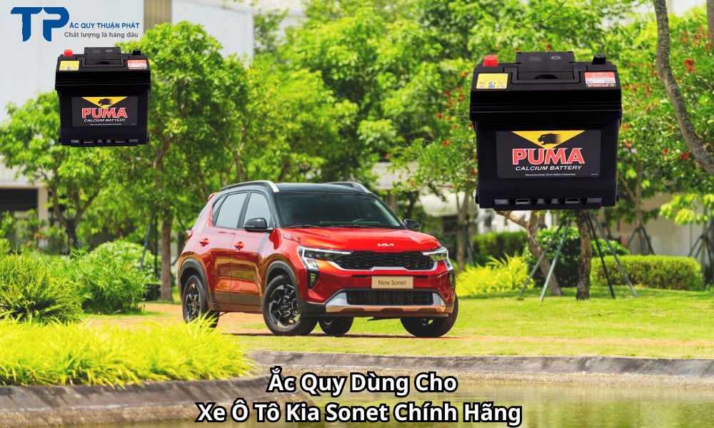 Ắc Quy Dùng Cho Xe Ô Tô Kia Sonet Chính Hãng