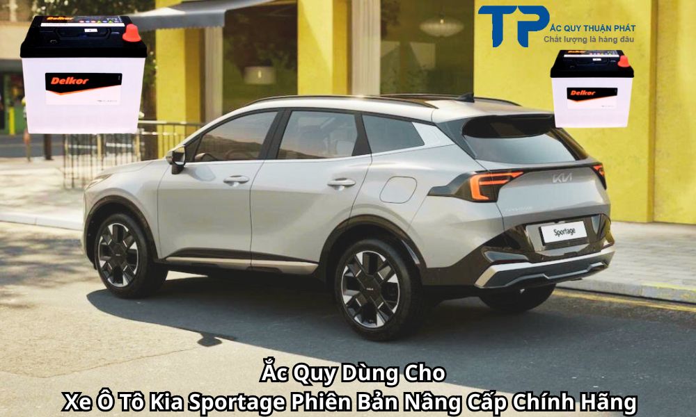 Ắc Quy Dùng Cho Xe Ô Tô Kia Sportage Phiên Bản Nâng Cấp Chính Hãng