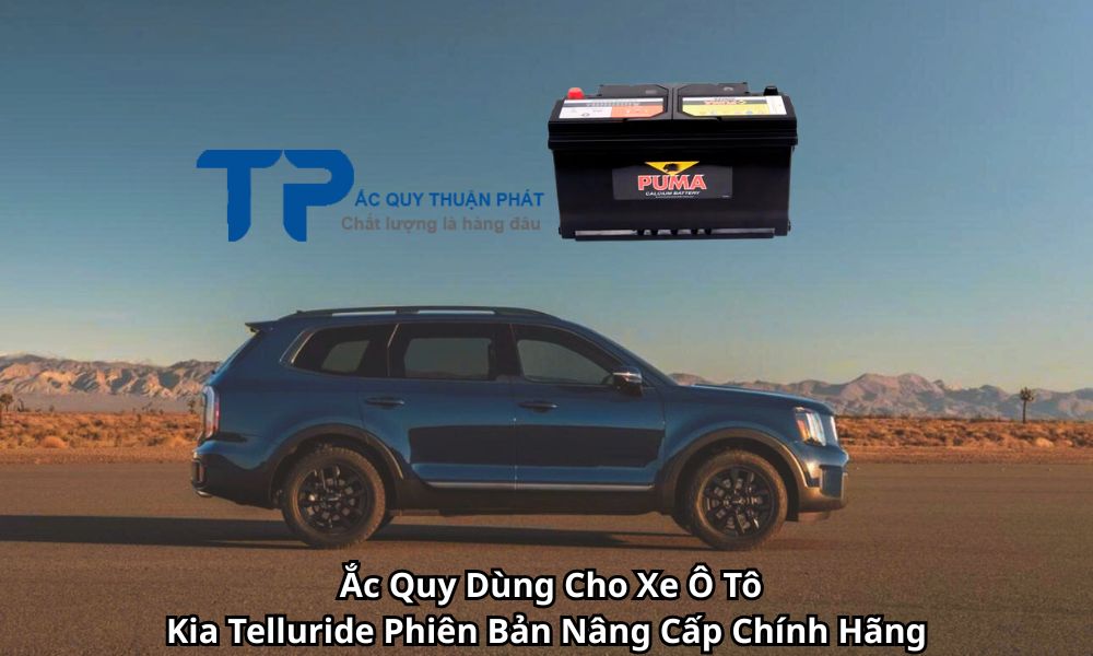 Ắc Quy Dùng Cho Xe Ô Tô Kia Telluride Phiên Bản Nâng Cấp Chính Hãng