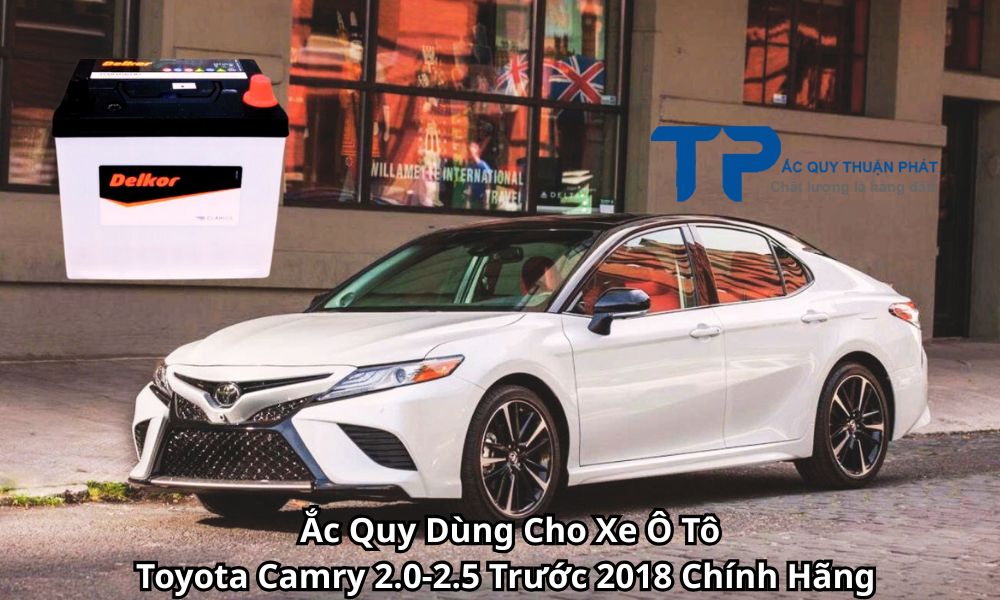 Ắc Quy Dùng Cho Xe Ô Tô Toyota Camry 2.0-2.5 Trước 2018 Chính Hãng