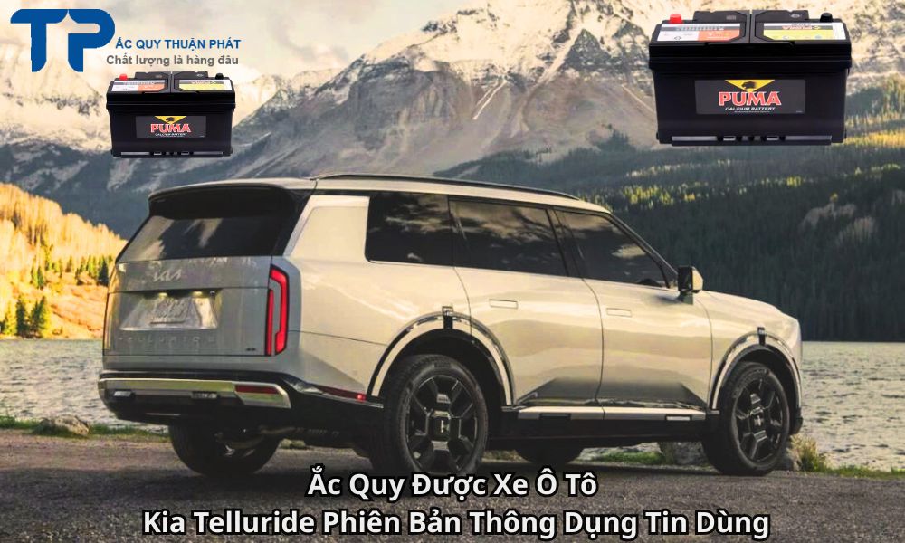Ắc Quy Được Xe Ô Tô Kia Telluride Phiên Bản Thông Dụng Tin Dùng