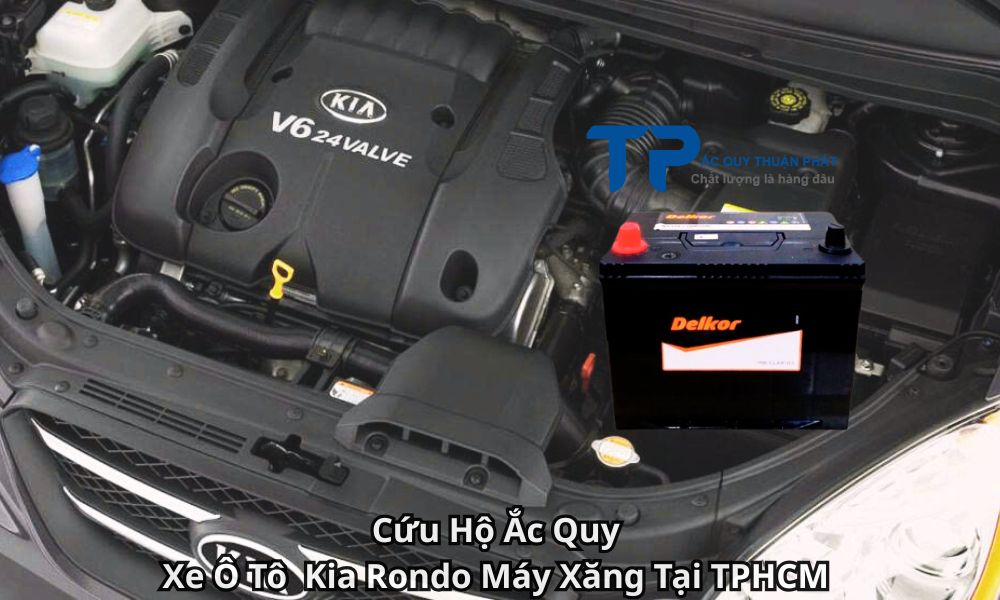 Cứu Hộ Ắc Quy Xe Ô Tô Kia Rondo Máy Xăng Tại TPHCM