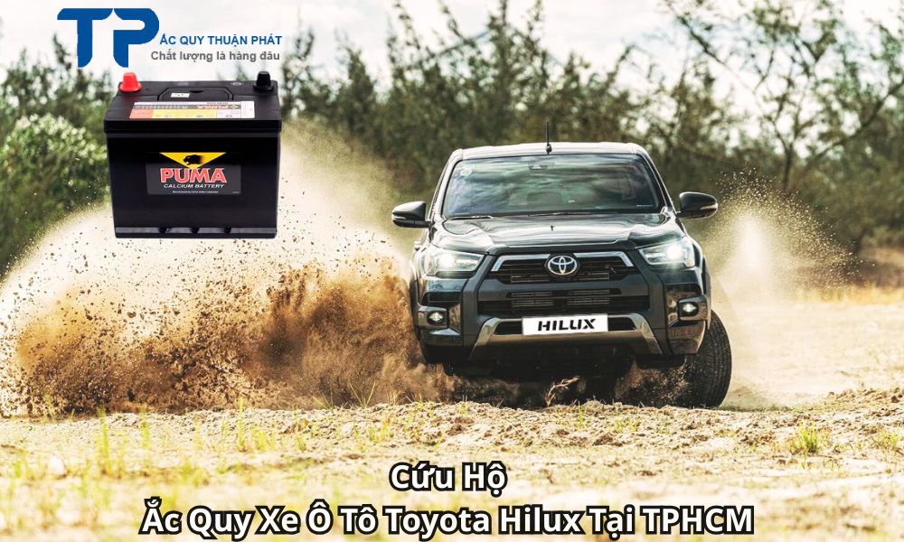 Cứu Hộ Ắc Quy Xe Ô Tô Toyota Hilux Tại TPHCM
